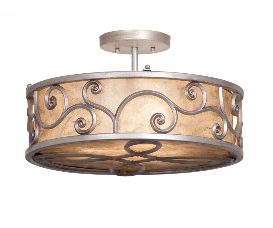 Windsor 3 Light Semi Flush Mount