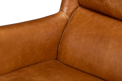 Elite Wing Lounge Chair Cuba Brown