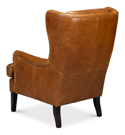 Elite Wing Lounge Chair Cuba Brown