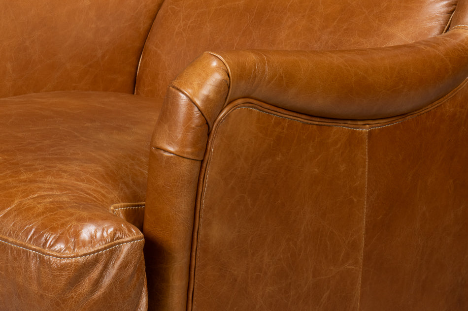 Elite Wing Lounge Chair Cuba Brown
