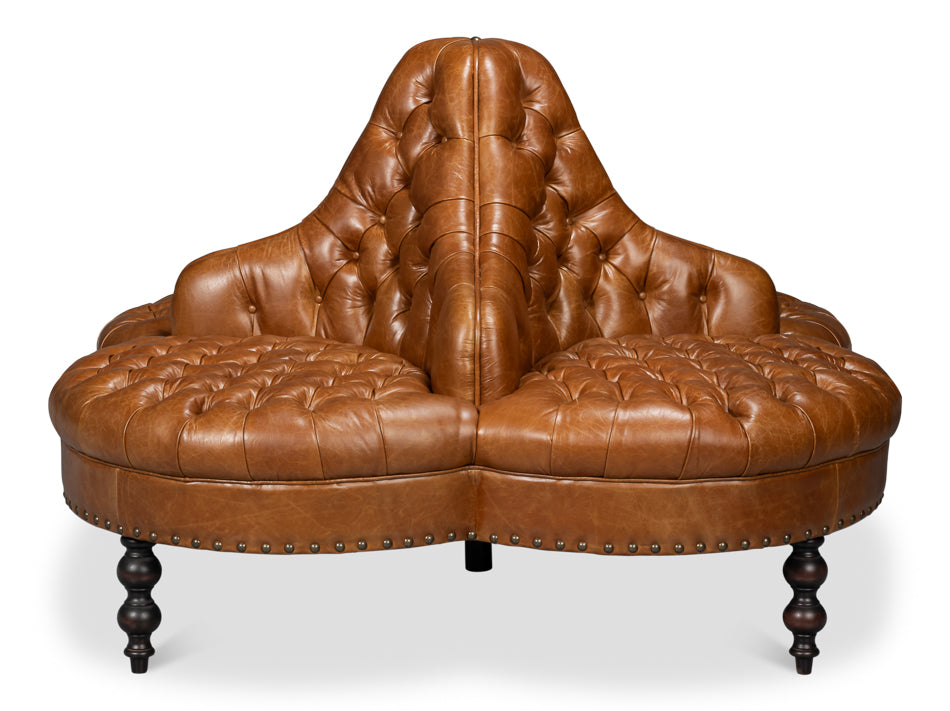 Lobby Sofa Cuba Brown