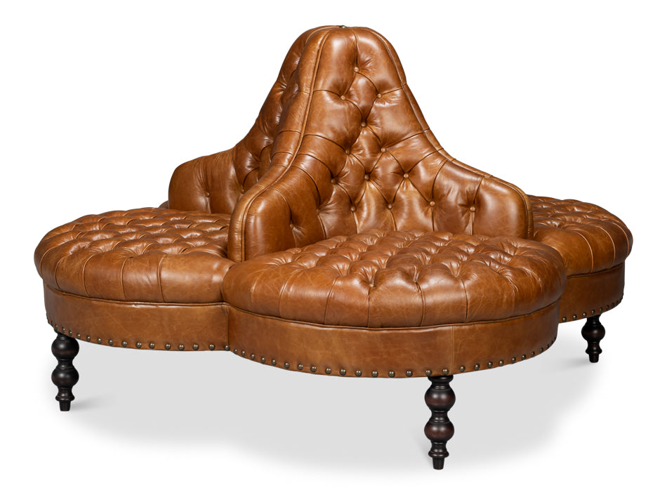 Lobby Sofa Cuba Brown