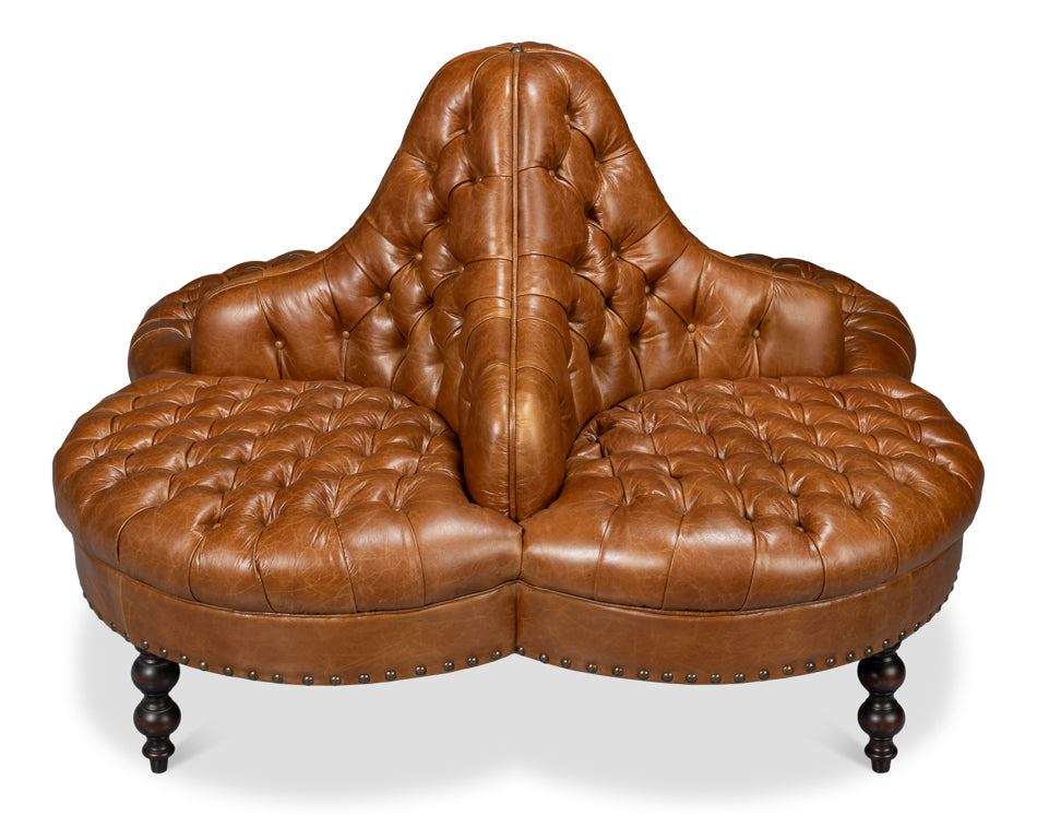 Lobby Sofa Cuba Brown