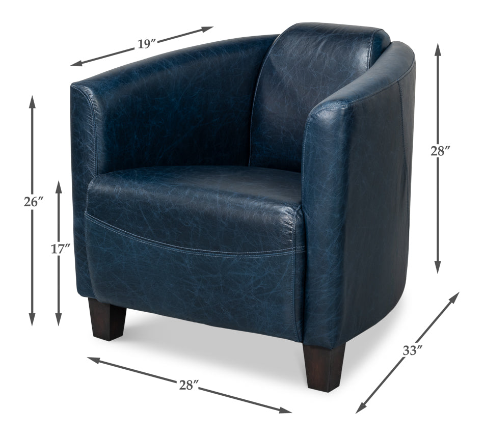 Mandy Arm Chair Chateau Blue