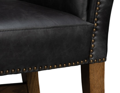 Mercado High Back Dining Chair Black
