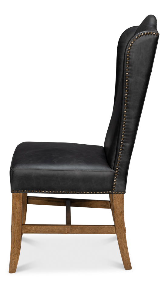 Mercado High Back Dining Chair Black