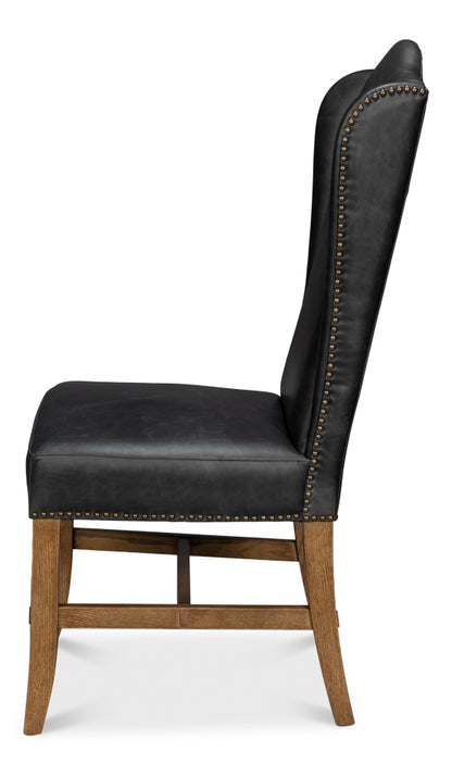 Mercado High Back Dining Chair Black