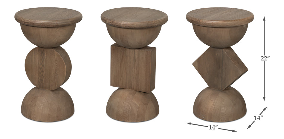 Romeo Side Tables Set Of 3 Natural