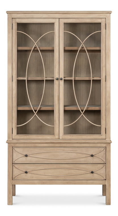 Cecile Bookcase Beige