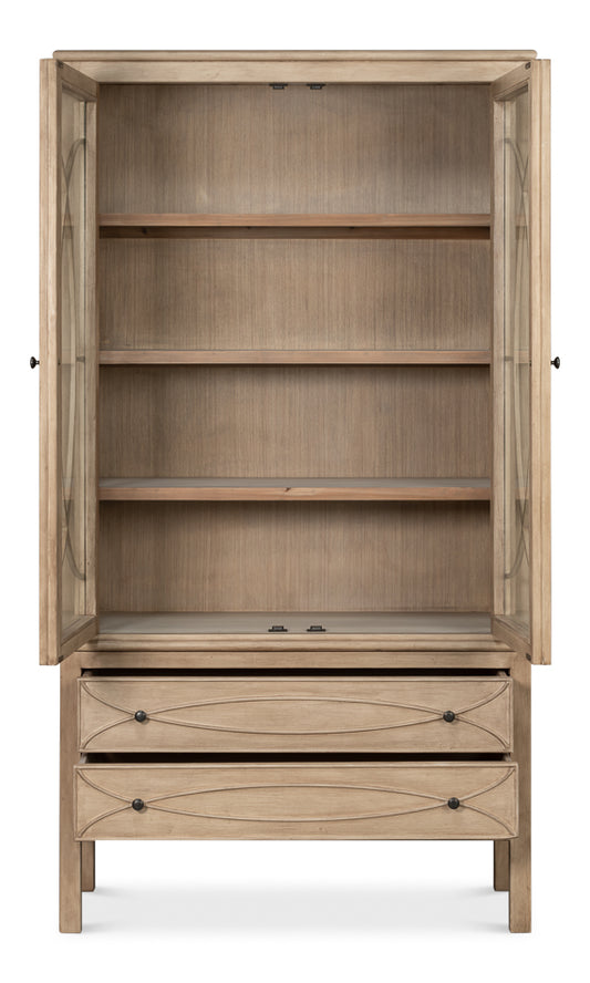Cecile Bookcase Beige