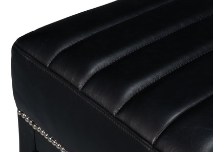 Agave Slipper Chairdistilled Lthr Blk