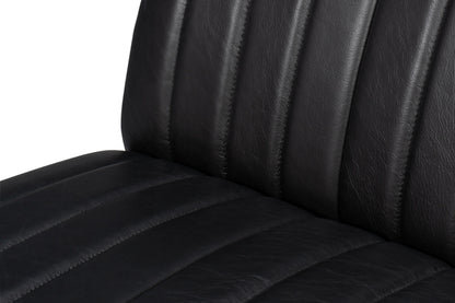 Agave Slipper Chairdistilled Lthr Blk