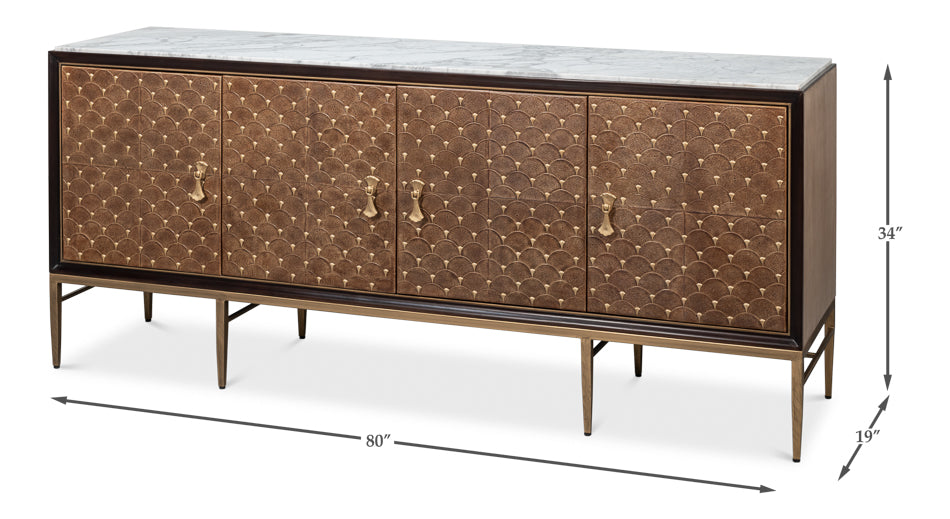 Palisade Shagreen Credenza