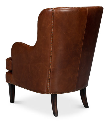 Whitney Distilled Leather Chairbrown