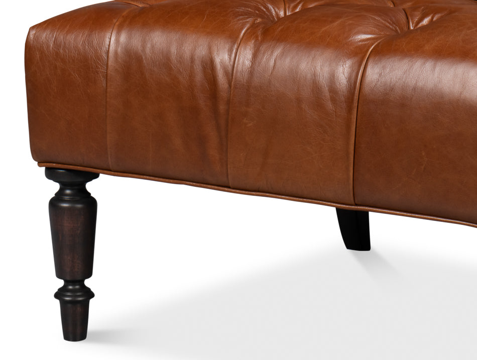 Benton Distilled Leather Chairbrown
