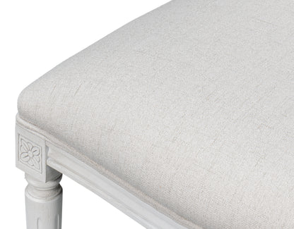 Hugo Oval Side Chair Cortina White