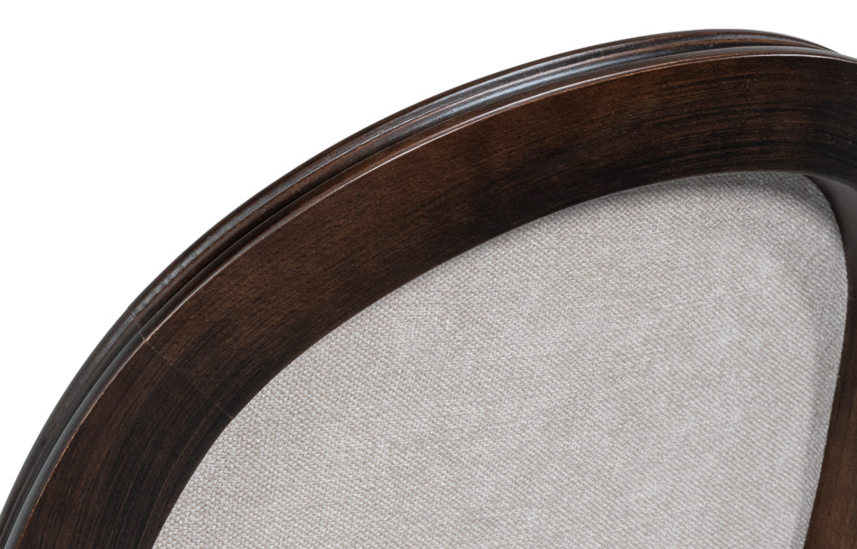 Hugo Oval Side Chairnerocream Velvet