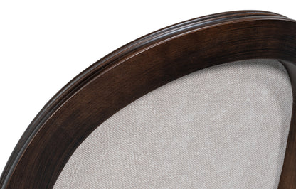 Hugo Oval Side Chairnerocream Velvet