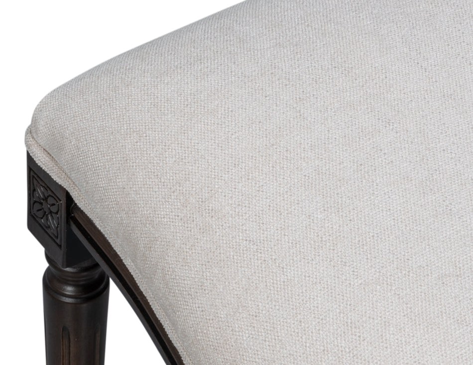 Hugo Oval Side Chairnerocream Velvet