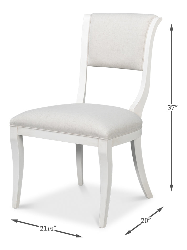 Trophy Elegant Side Chair Cream