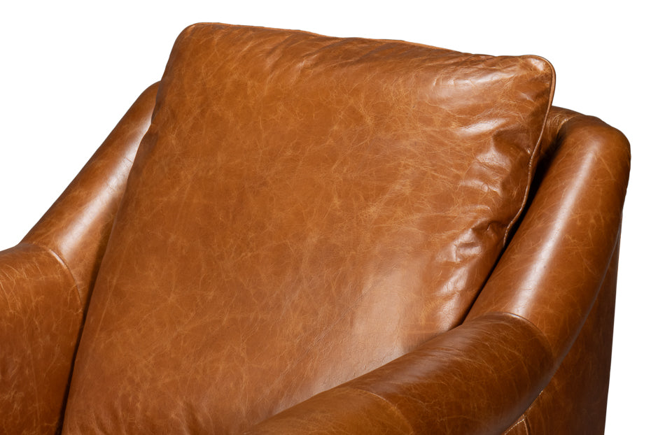 Vandike Arm Chair Cuba Brown