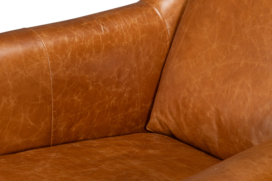 Vandike Arm Chair Cuba Brown
