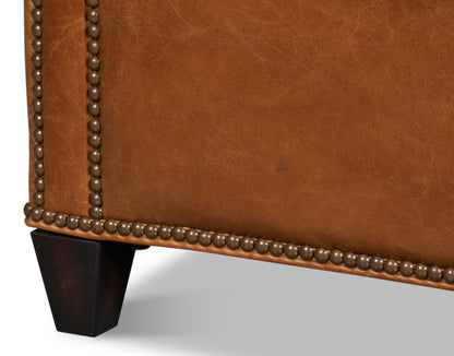 Vandike Arm Chair Cuba Brown