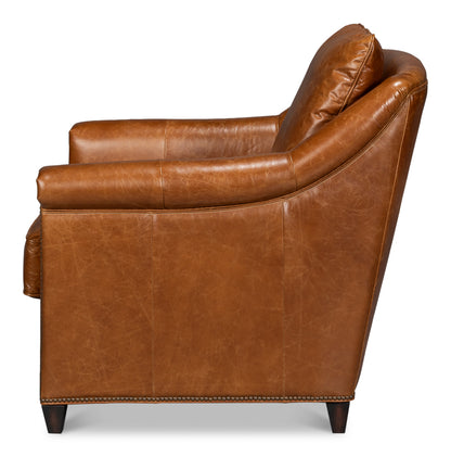 Vandike Arm Chair Cuba Brown