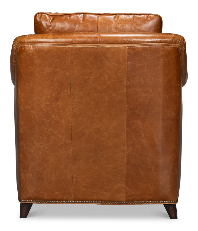 Vandike Arm Chair Cuba Brown