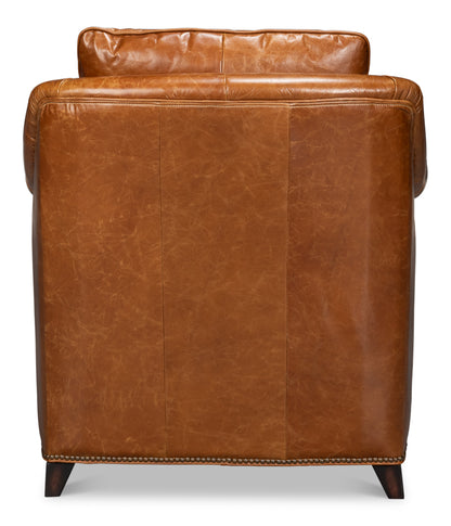 Vandike Arm Chair Cuba Brown