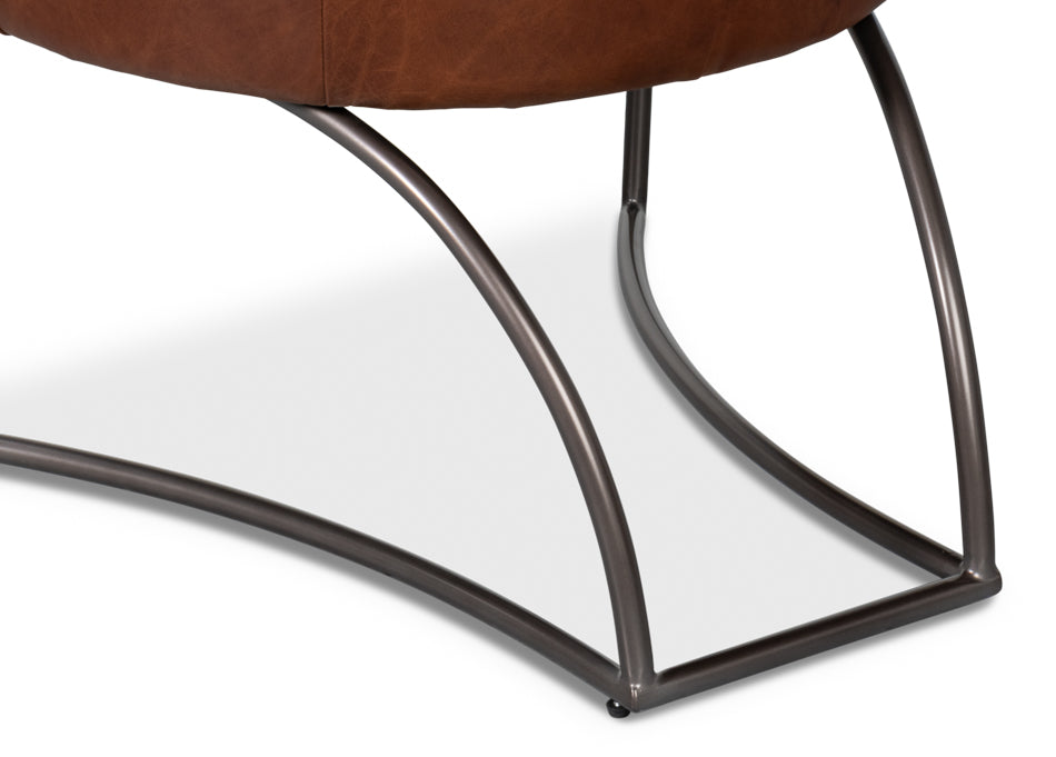 Nagel Distilled Leather Chairbrown