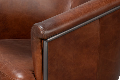 Nagel Distilled Leather Chairbrown