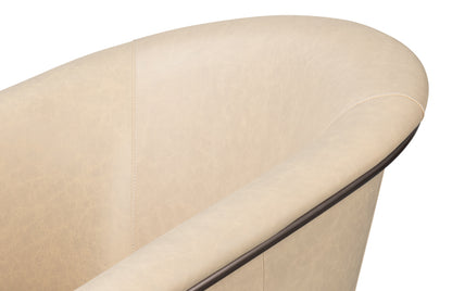 Nagel Distilled Leather Chairwhite