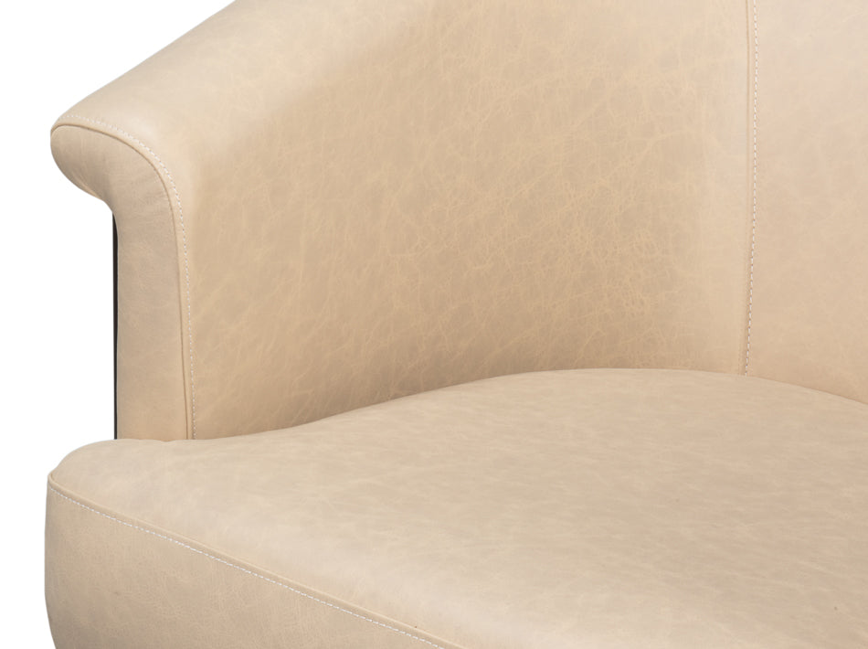 Nagel Distilled Leather Chairwhite