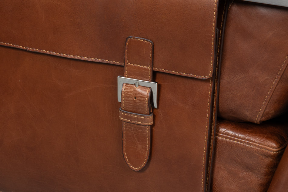 Edmonds Distilled Leather Chairbrown