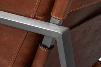 Edmonds Distilled Leather Chairbrown