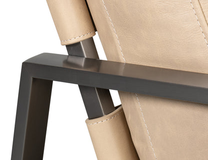 Edmonds Distilled Leather Chairwhite