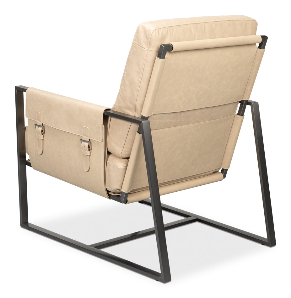 Edmonds Distilled Leather Chairwhite