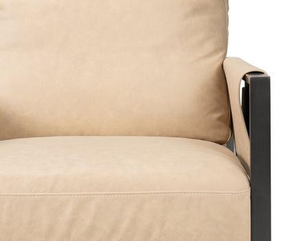 Edmonds Distilled Leather Chairwhite