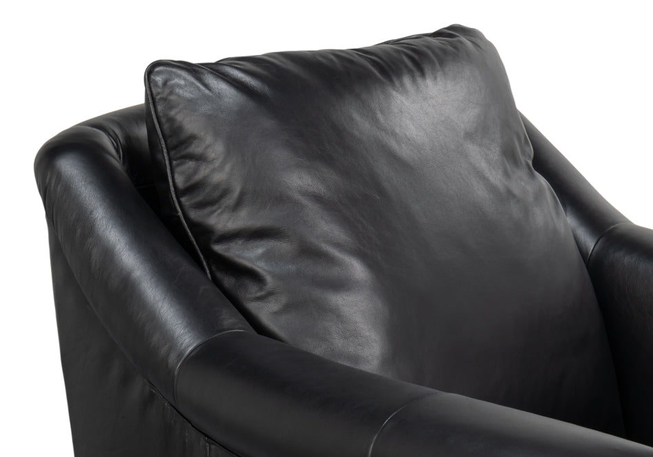 Vandike Arm Chair Onyx Black