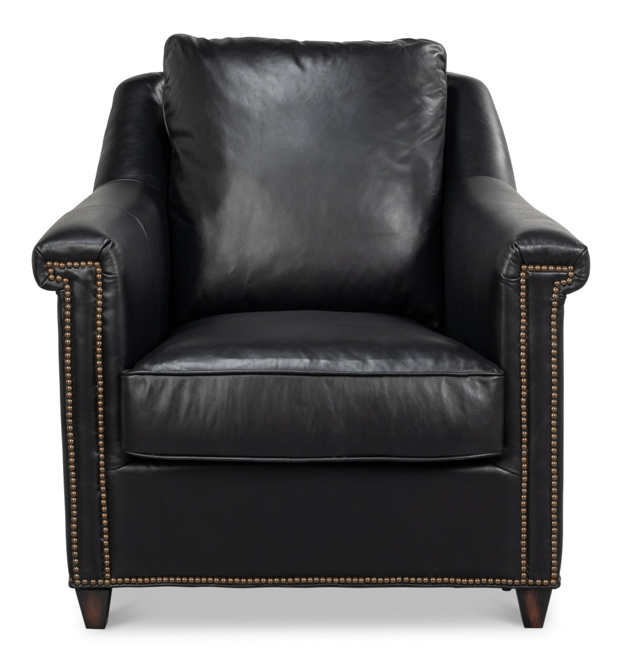 Vandike Arm Chair Onyx Black