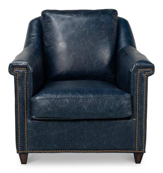 Vandike Arm Chair Chateau Blue