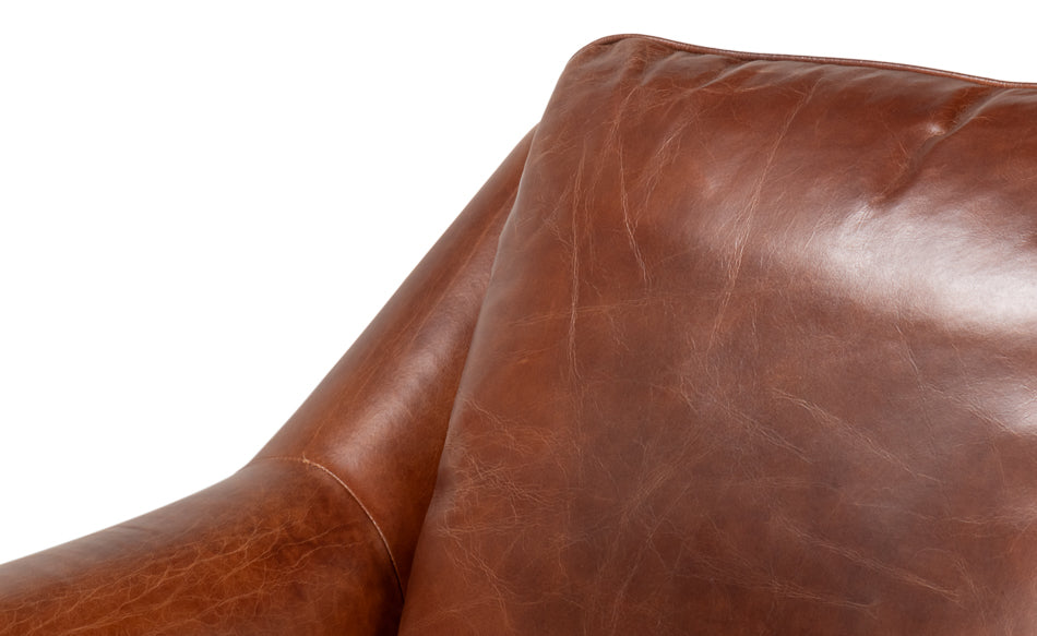 Vandike Arm Chair Newark Brown