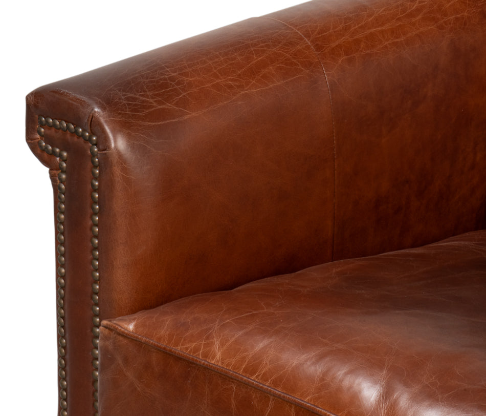 Vandike Arm Chair Newark Brown
