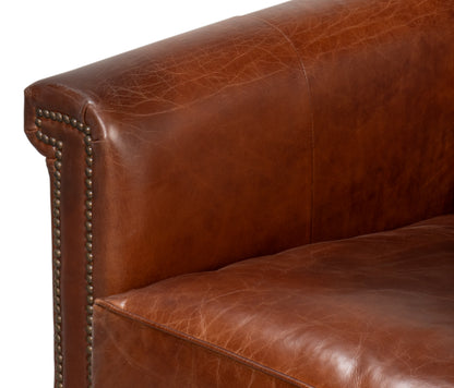 Vandike Arm Chair Newark Brown