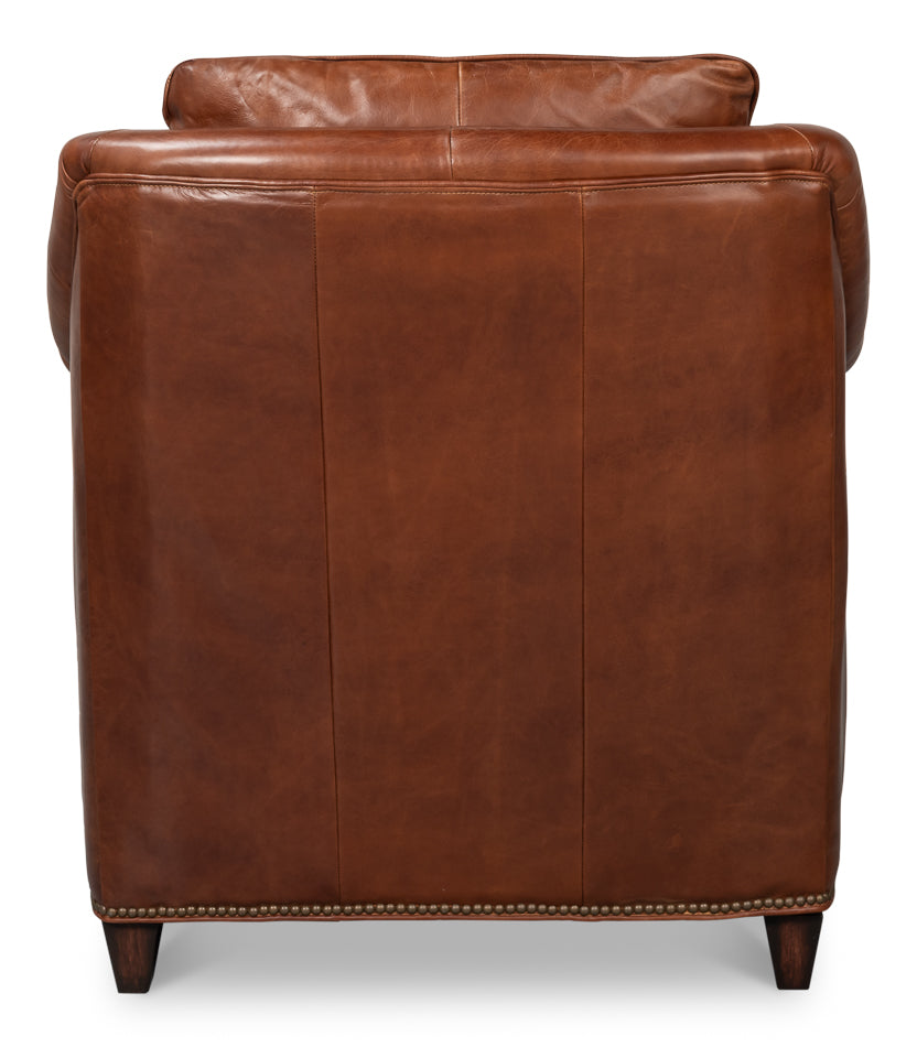 Vandike Arm Chair Newark Brown