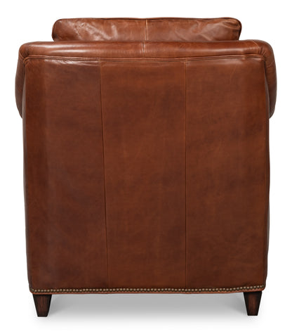 Vandike Arm Chair Newark Brown