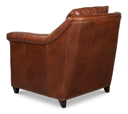 Vandike Arm Chair Newark Brown