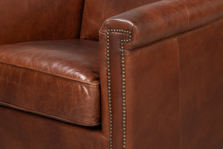 Vandike Arm Chair Newark Brown