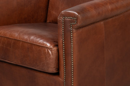 Vandike Arm Chair Newark Brown